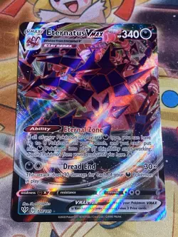 Eternatus VMAX 117/189 Darkness Ablaze Ultra Rare Holo Pokemon TCG Card NM - Image 1