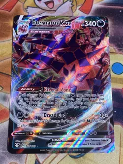 Eternatus VMAX 117/189 Darkness Ablaze Ultra Rare Holo Pokemon TCG Card NM - Image 3