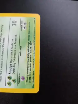 Pokémon TCG Muk Fossil Holo Rare Card 13/62 Excellent Condition - Image 10
