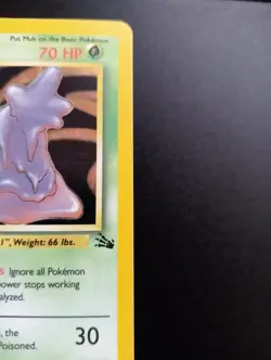 Pokémon TCG Muk Fossil Holo Rare Card 13/62 Excellent Condition - Image 9