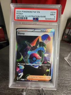 Penny 239/091 - Paldean Fates - Special Illustration Rare - Pokemon Card - PSA 9 - Image 1