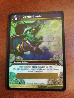 World of Warcraft Goblin Gumbo LOOT Card Unused NEW Gumbo Kettle Unscratched - Image 1