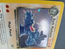 Pokemon Dark Machamp Holo Card 10/82 Team Rocket Series, WOTC, NM Condition - Image 5