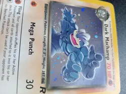 Pokemon Dark Machamp Holo Card 10/82 Team Rocket Series, WOTC, NM Condition - Image 9