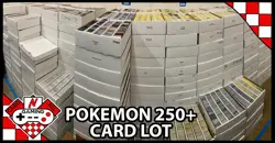 Pokemon 250 Card Lot: 175 Commons/Uncommons w/ 25 Holos + 5 Ultra Rare V ex - Image 1