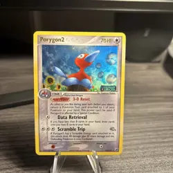 Porygon2 Reverse Holo Rare 2005 Pokemon Card 12/115 Unseen Forces Set GD/EX - Image 1