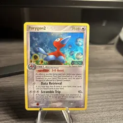 Porygon2 Reverse Holo Rare 2005 Pokemon Card 12/115 Unseen Forces Set GD/EX - Image 6
