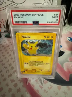 2003 Pokemon Skyridge WOTC Pikachu #84 Mint PSA 9 Card - Image 1