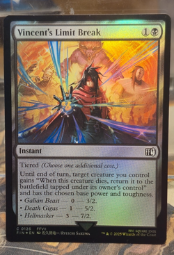 FOIL Vincent's Limit Break MTG Final Fantasy NM Common C 0126 FFVII Card Instant - Image 3