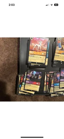 240 Card Lot Of Disney Lorcana Reign of Jafar / Archazias Island! Read Details!! - Image 6
