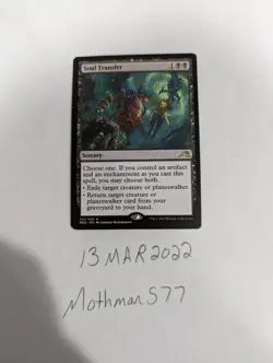 x1 Soul Transfer R MTG Kamigawa: Neon Dynasty M/NM, English Rare Magic Card - Image 1