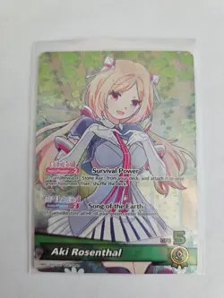 Hololive Official Card Game Aki Rosenthal OSR hBP01-003 English - Image 1