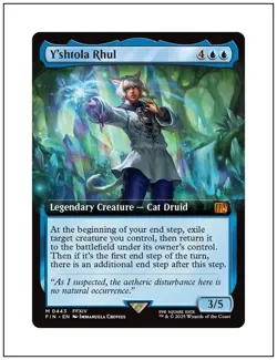 1x Y'shtola Rhul, Extended Art, Final Fantasy, Magic MTG NM - Image 1