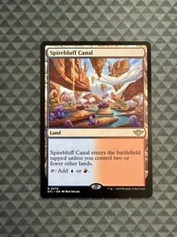MTG Spirebluff Canal #0270 Rare Outlaws of Thunder Junction (OTJ)  - Image 1