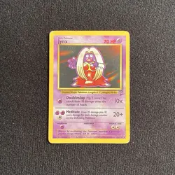 Jynx 45/130 Base Set 2 2000 Unlimited WOTC Vintage Pokemon Card - Image 1