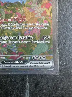 PokÃ©mon TCG Venusaur EX Scarlet & Violet Holo Card 198/165 Special Illustration - Image 4
