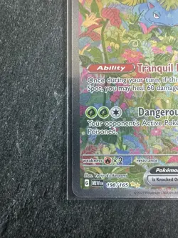 PokÃ©mon TCG Venusaur EX Scarlet & Violet Holo Card 198/165 Special Illustration - Image 5