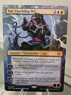 Ral, Crackling Wit (Borderless) MTG Bloomburrow Regular - Image 1