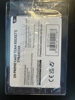 Team Rocket's Tyranitar (Pokemon Center Exclusive) 096/182 Sealed - Image 2