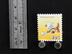 Marowak Pokemon Stamp Card Japanese Shogakukan Nintendo Game Anime TCG F - Image 2