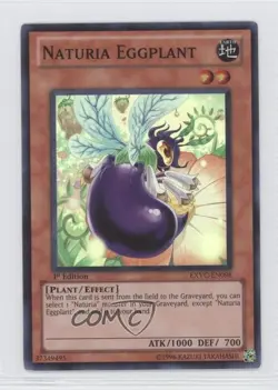 Naturia Eggplant 1st Ed. YuGiOh Extreme Victory Base Set #EXVC-EN098 0j6 - Image 1