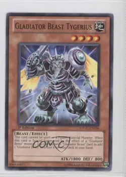 Gladiator Beast Tygerius 1st Ed. YuGiOh Extreme Victory Base Set 0y59 - Image 1