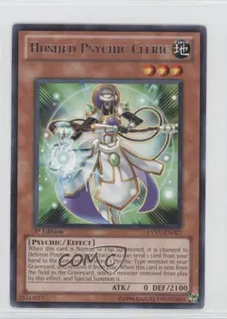 Hushed Psychic Cleric 1st Ed. YuGiOh Extreme Victory Base Set #EXVC-EN027 0w8 - Image 1