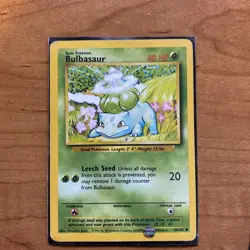 CGC 10 GEM MINT Bulbasaur 1999 Base Set 44/102 Pokemon Card psa - Image 1