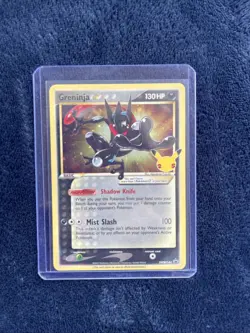 Greninja Goldstar - Celebrations Black Star Promo SWSH114 - Mint - PokÃ©mon Card - Image 1