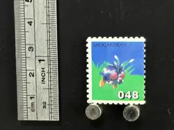 Venonat Pokemon Stamp Card Japanese Shogakukan Nintendo Game Anime TCG F - Image 2