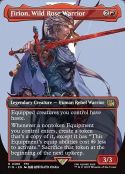 1x - Firion, Wild Rose Warrior -  (borderless) - Final Fantasy FIN - NM MTG - Image 1