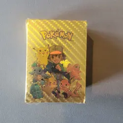 Pokemon Gold Foil  110 Card Deck, Sealed Fan TCG Gx Fan Art, New Sealed - Image 3