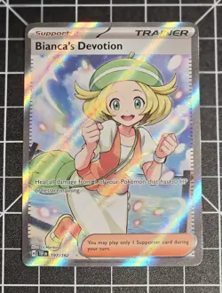 Pokemon TCG - Bianca's Devotion - 197/162 Temporal Forces - Secret Rare Full Art - Image 1