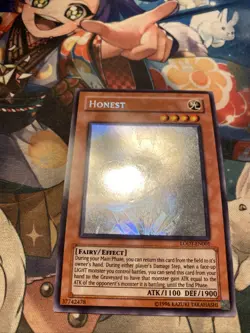 Honest - LODT-EN001 Ghost Rare LP Yugioh Card - Image 3