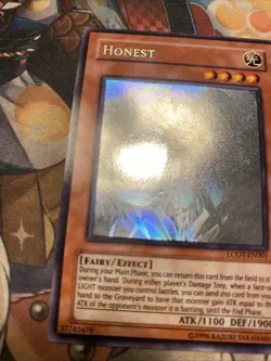 Honest - LODT-EN001 Ghost Rare LP Yugioh Card - Image 6