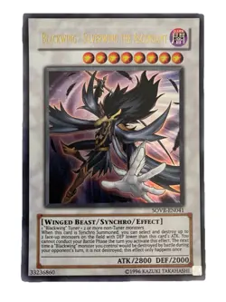 YUGIOH Blackwing - Silverwind the Ascendant SOVR-EN041 Ultra R LP - Image 3