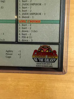 2025 Jaide Emperor Foil SE Filsinger Games Champions Of The Galaxy Game Card - Image 4