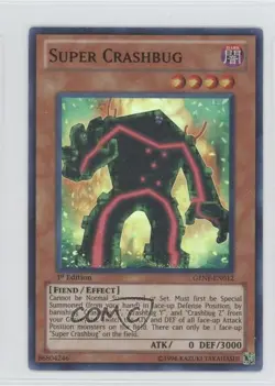 Super Crashbug 1st Ed. YuGiOh Generation Force #GENF-EN012 0b5 - Image 1