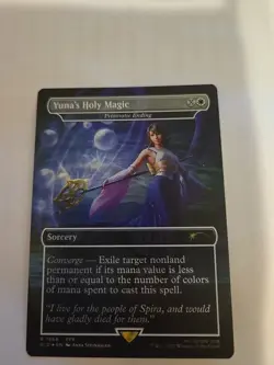 Yuna's Holy Magic - Prismatic Ending (Rainbow Foil) Secret Lair Drop Foil - Image 1