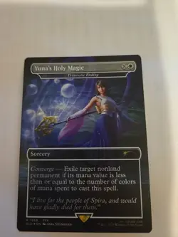 Yuna's Holy Magic - Prismatic Ending (Rainbow Foil) Secret Lair Drop Foil - Image 3