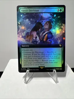MTG Yuna's Decision (Borderless) Foil Magic The Gathering: Final Fantasy - Image 6
