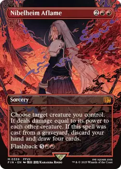 Nibelheim Aflame (Borderless) Final Fantasy Foil - Image 1