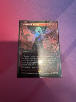 Nibelheim Aflame (Borderless) Final Fantasy Foil - Image 2