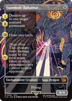 Summon: Bahamut (Borderless) Final Fantasy Regular - Image 1