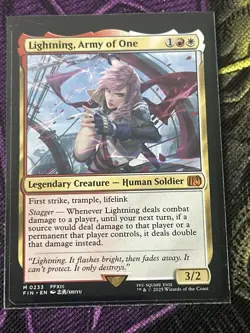 1x Lightning, Army of One NM Eng MTG - Final Fantasy - Image 11