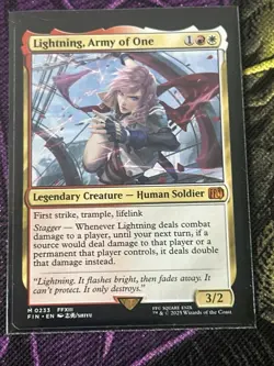 1x Lightning, Army of One NM Eng MTG - Final Fantasy - Image 12