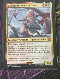 1x Lightning, Army of One NM Eng MTG - Final Fantasy - Image 14