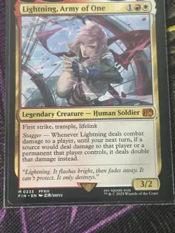 1x Lightning, Army of One NM Eng MTG - Final Fantasy - Image 15