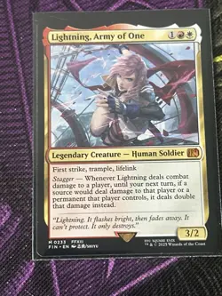 1x Lightning, Army of One NM Eng MTG - Final Fantasy - Image 17