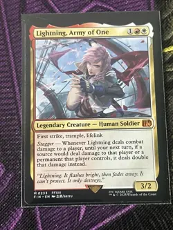 1x Lightning, Army of One NM Eng MTG - Final Fantasy - Image 4